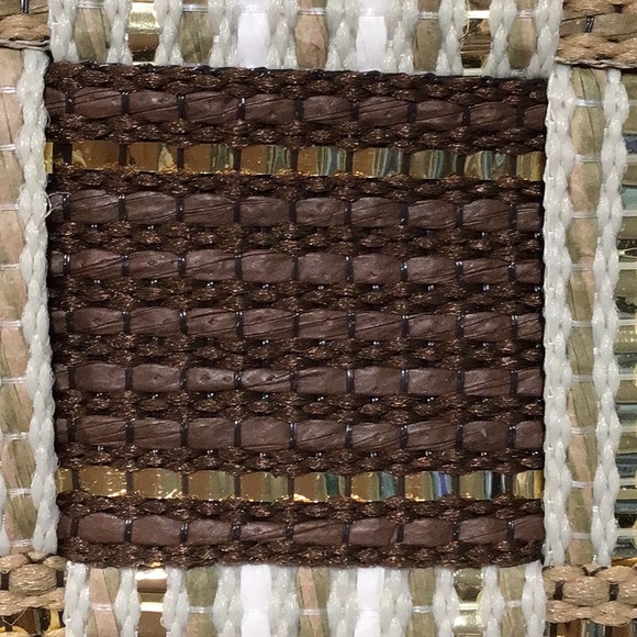 Vintage MODA AVANTI Natural Fiber Handbag Shoulder Bag Handmade in Italy - Picture 10 of 14